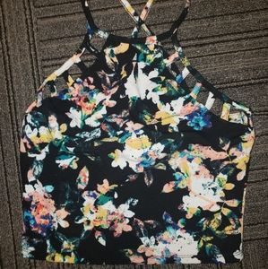 Floral crop top